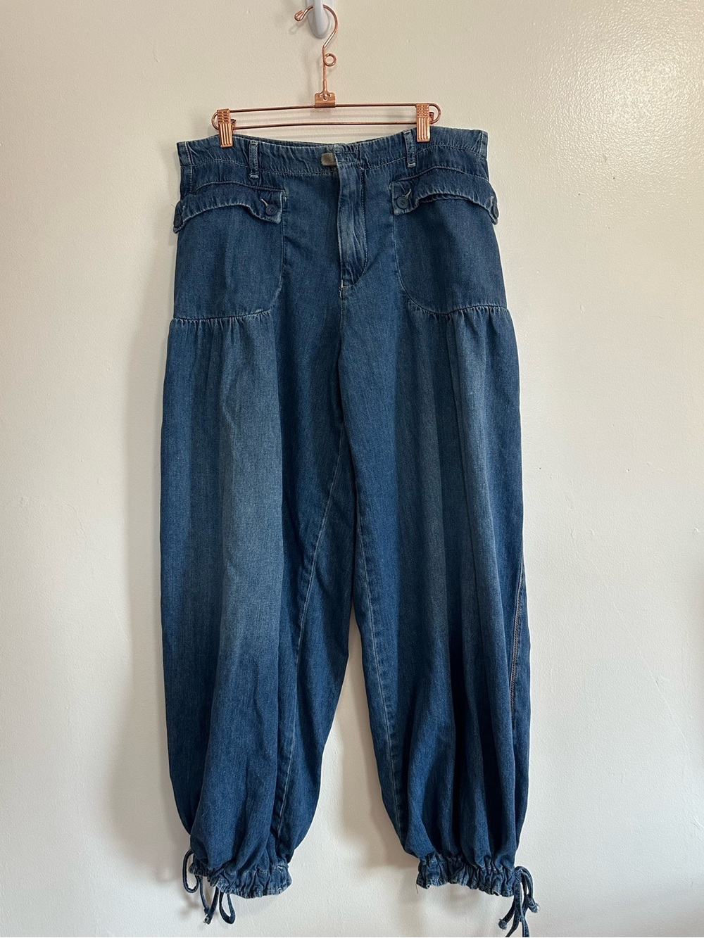 Free People We The Free Lotus Balloon Jeans, Size 32 - Picture 11 of 12